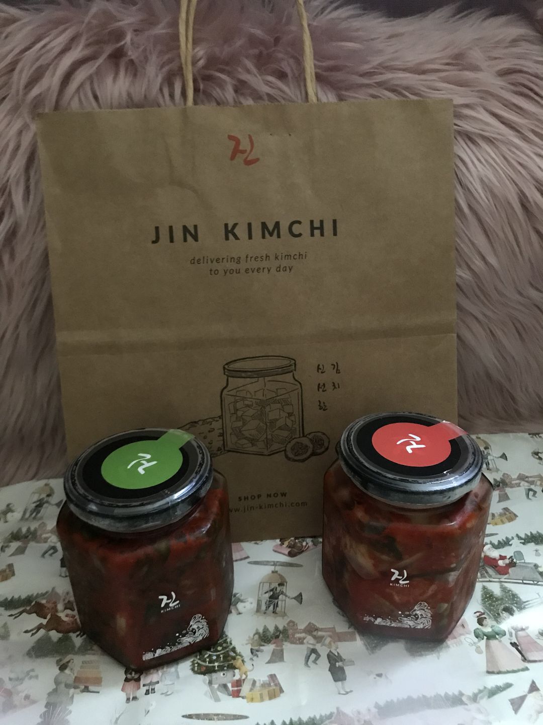 Customer photo review of JIN "Spring Onion" Kimchi