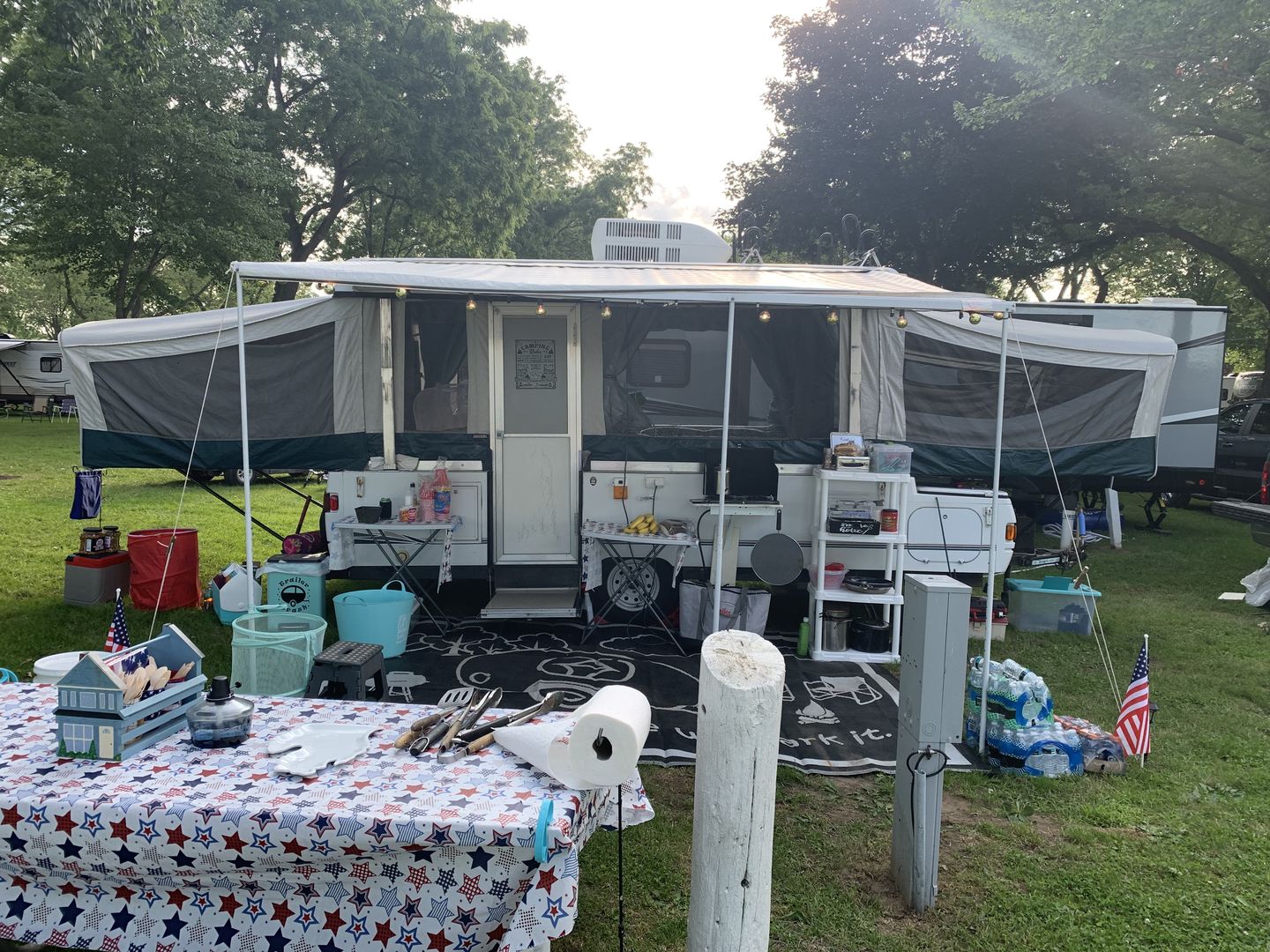 Customer photo review of Tent Support Tip