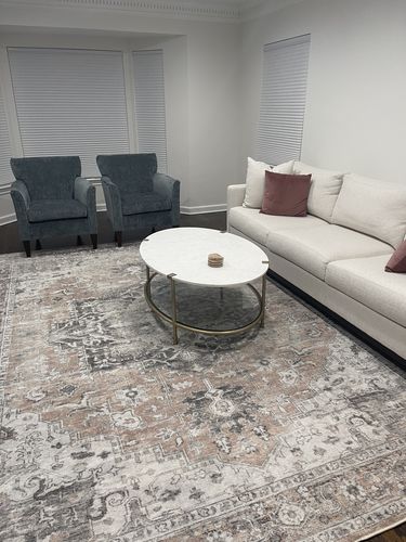 Customer photo review of Distressed Vintage Cezanne Blush Area Rug