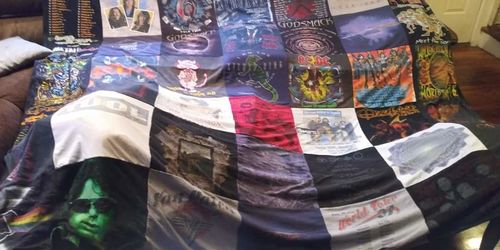 Customer photo review of Classic T-Shirt Blanket