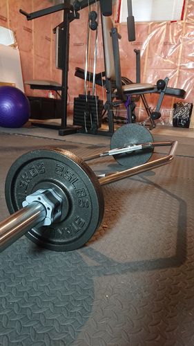 Customer photo review of 25lb cast iron plates - pair