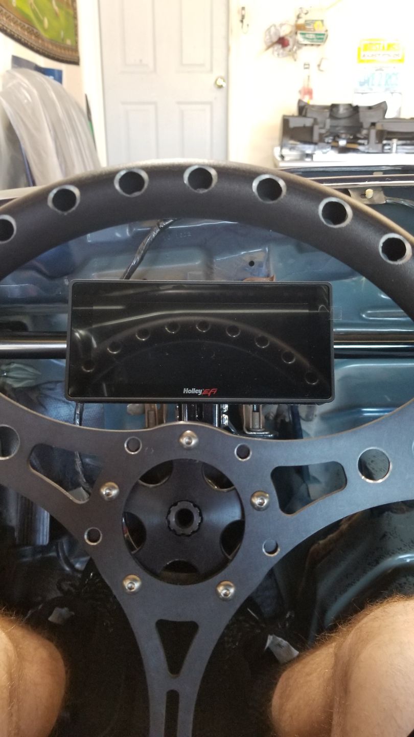 Customer photo review of Holley 6.86" 553-112 Adjustable Dash Mount w/ Billet Clamp 15-01013