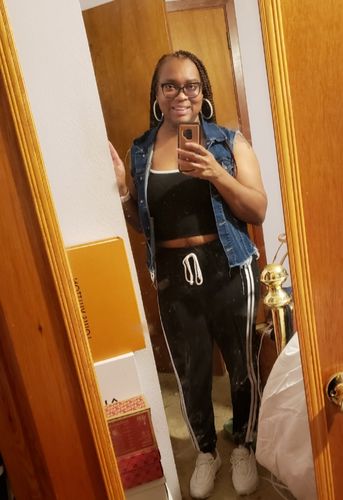 Customer photo review of Kye Jogger Set (Black)
