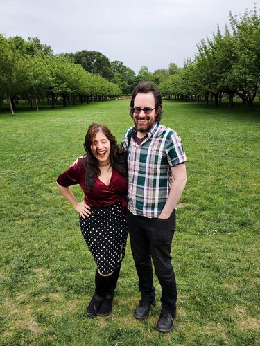 Customer photo review of Wrap Top in Raspberry Red - Vixen by Micheline Pitt