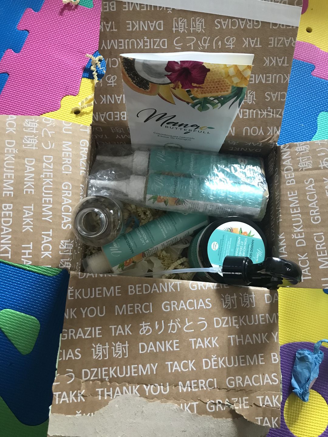 Customer photo review of Pack routine Mango SENSITIVE