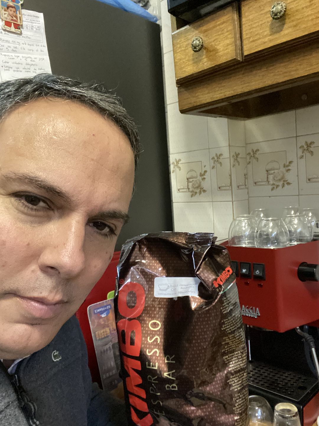 Customer photo review of Kimbo Prestige 1kg Grano Entero