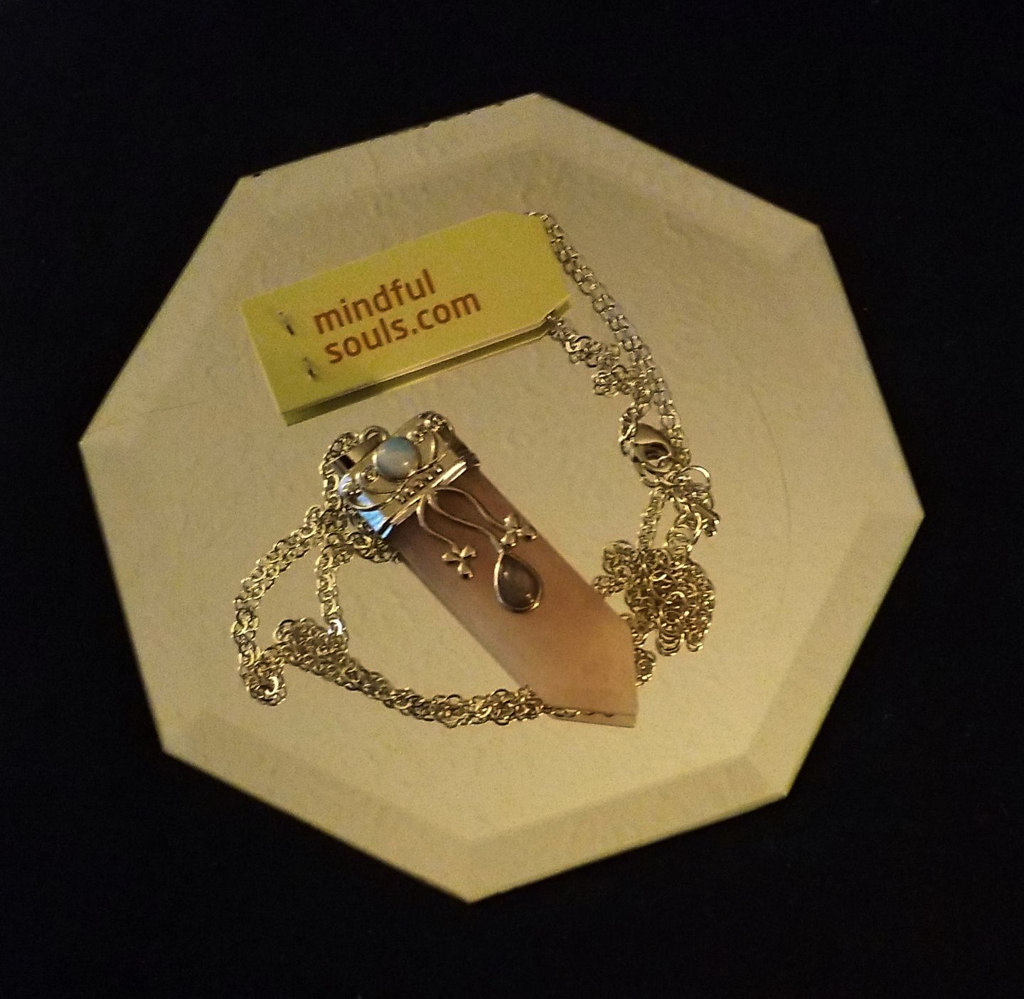 Customer photo review of Goddess Protection Necklace