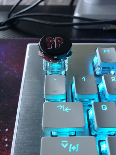 Customer photo review of Pewdiepie Tambo Keycap