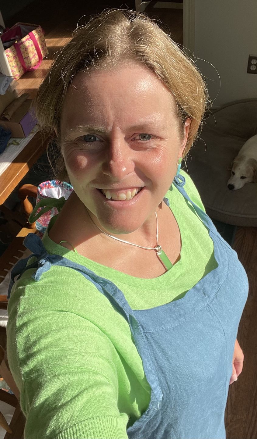 Customer photo review of Lighter Days Linen Jumpsuit (Dark Denim)