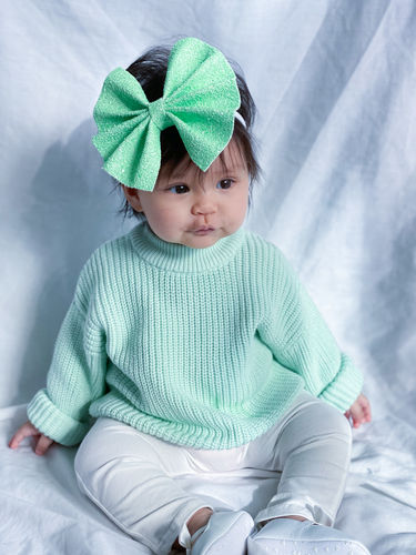 Customer photo review of MLW By Design - Chunky Knit | Mint