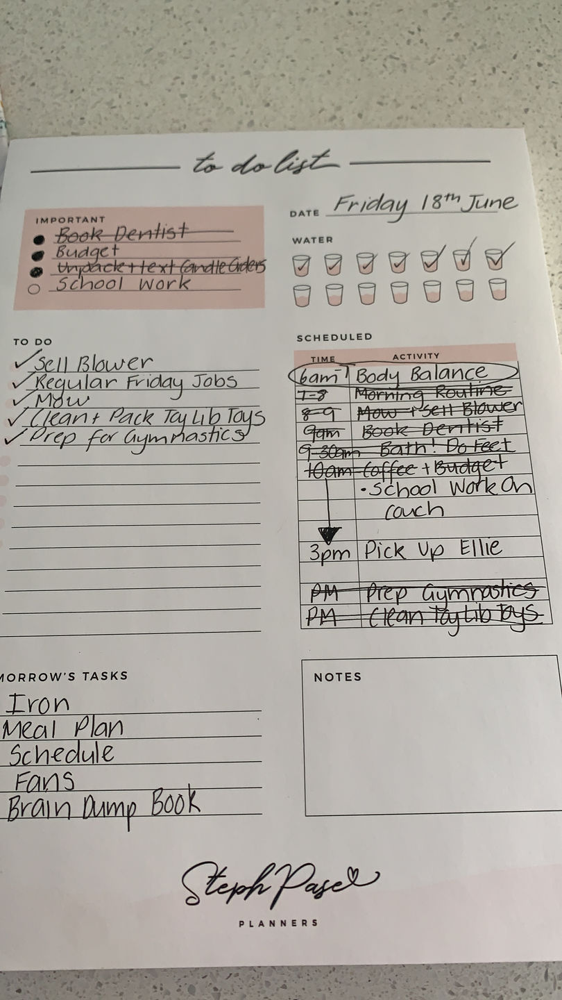 Customer photo review of To-Do List Notepad