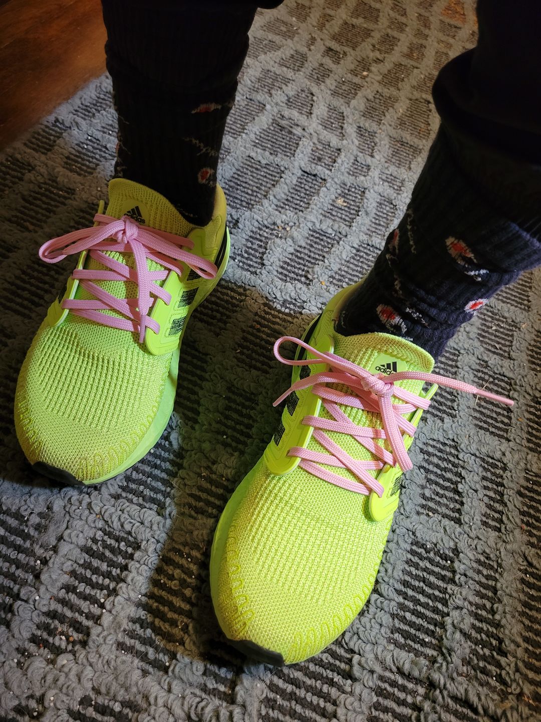 Customer photo review of Flat Standard Shoe Laces - Solids