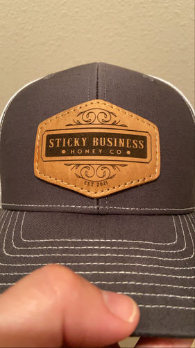 Customer photo review of Richardson 112 Leather Patch Hat