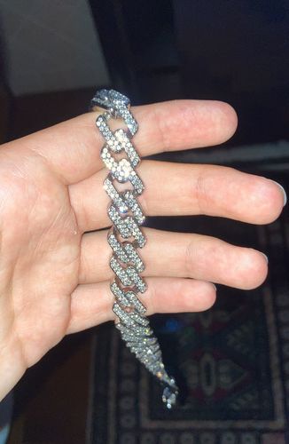 Customer photo review of Collana Big Drip - Silver