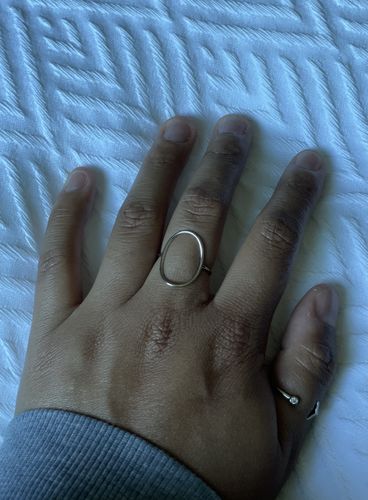 Customer photo review of "Oahu" Open Oval Ring