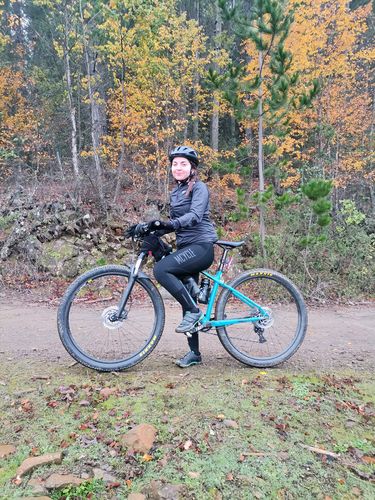 Reseña con foto de un cliente sobre Calza Larga Térmica MCYCLE