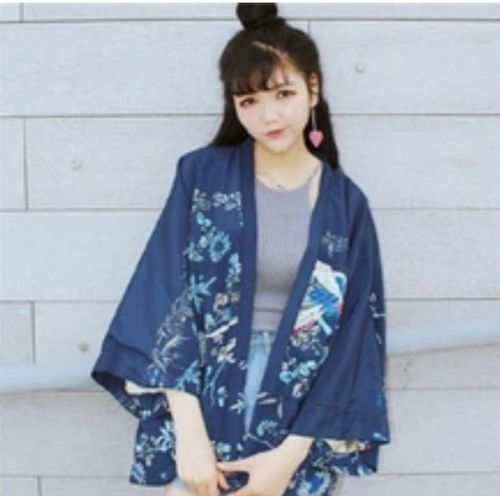 Customer photo review of Veste Kimono Femme Luxe