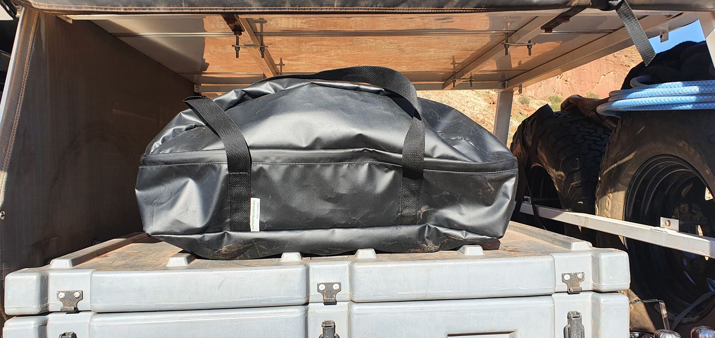 Customer photo review of Carry Bag To Suit the Weber Baby Q1000, Q1200 Q100