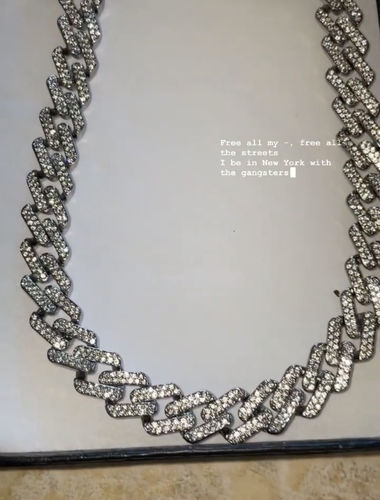 Customer photo review of Collana Big Drip - Silver