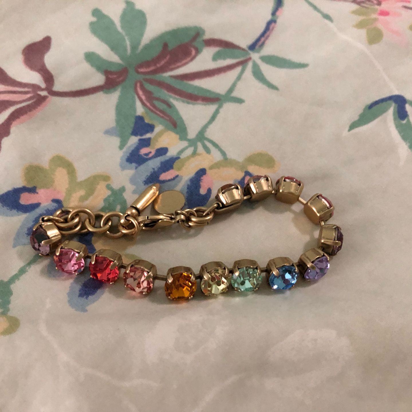 Customer photo review of Arista Bracelet in Rainbow Ombré - PRE-ORDER 6.25
