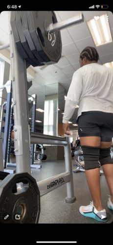 Customer photo review of Strength Shop Odin Knee Sleeves - Triple Ply - Black