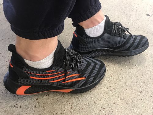 Customer photo review of Lightweight Steel Toe Safety Shoes