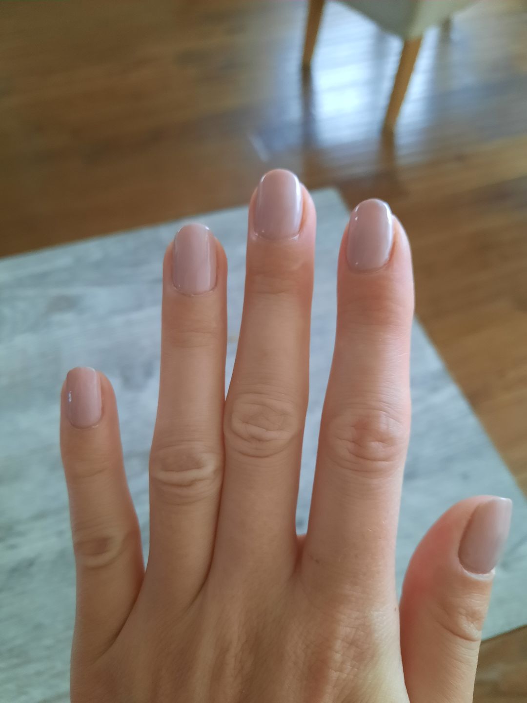 Customer photo review of Semilac 051 French Beige Milk UV Gel Polish 7ml