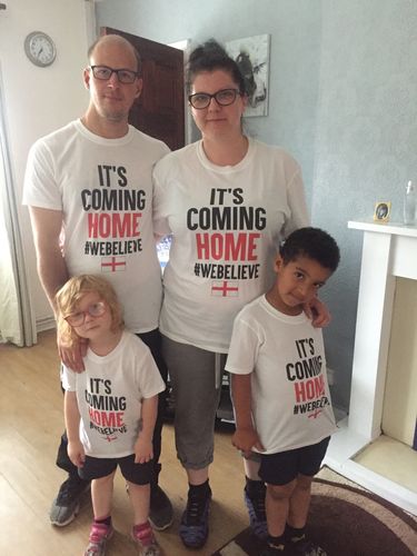 Customer photo review of Its Coming Home -  England Euro 2021 T-Shirts