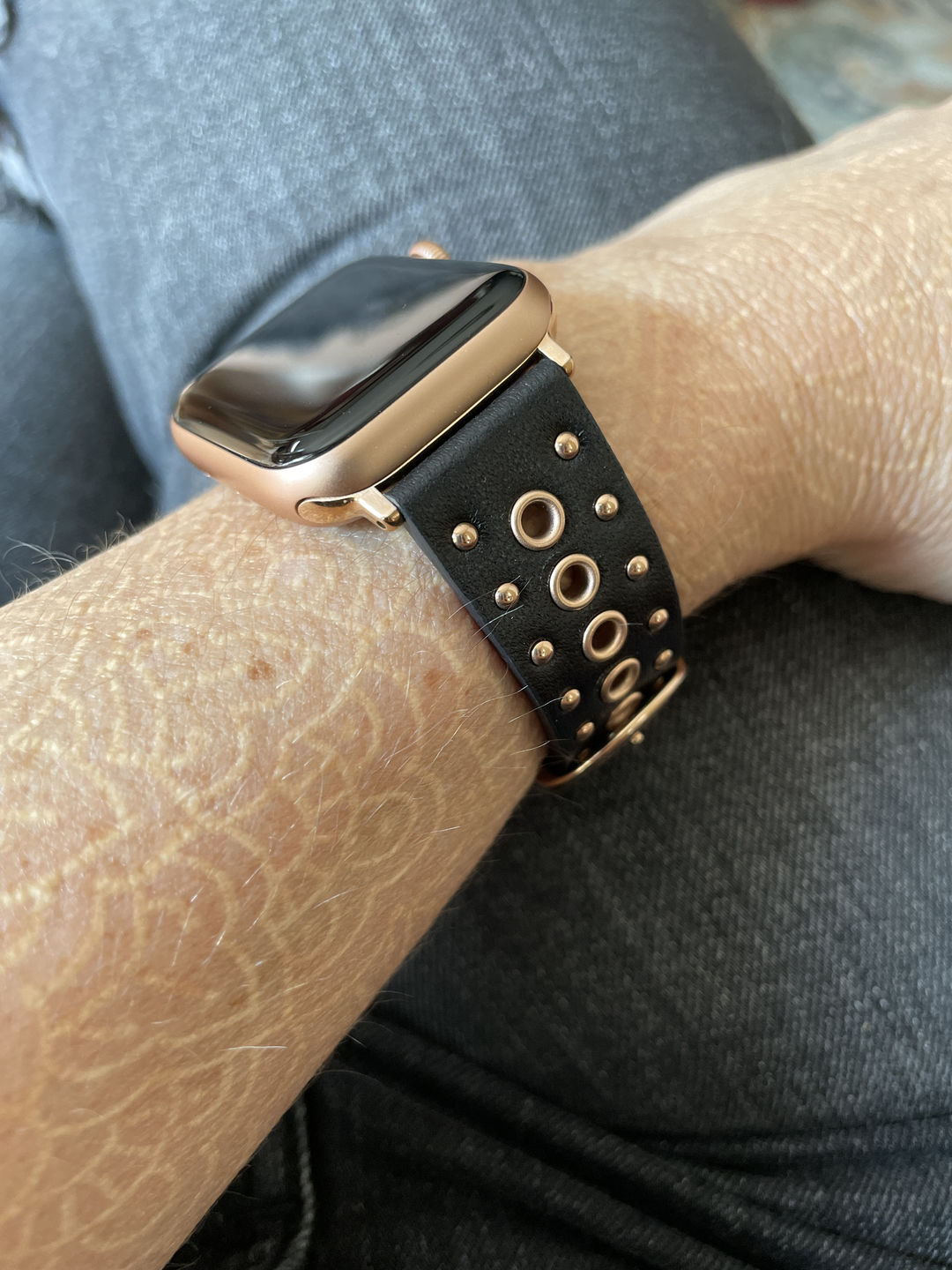 Customer photo review of Grommet Stud Band for the Apple Watch