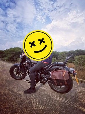 Customer photo review of 多機能キャンバスオートバイバッグサイドポーチ