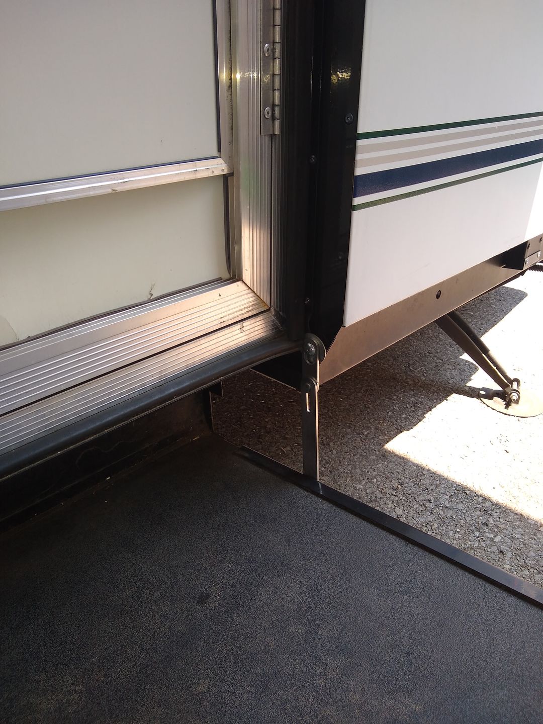 Customer photo review of Stepper Door Swing Arm