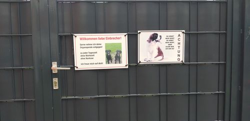 Customer photo review of Personalisierbares -Foto- Schild "Einbrecher"