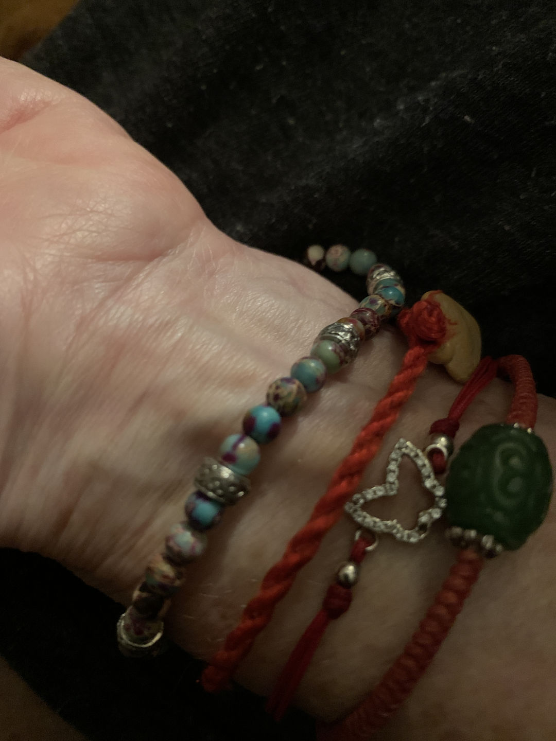 Customer photo review of Tibetan Energy Bracelet