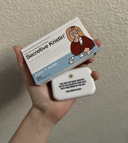 Customer photo review of Keep in Contact - Lens Case❤️