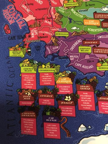 Customer photo review of Wine Puzzle - South Africa