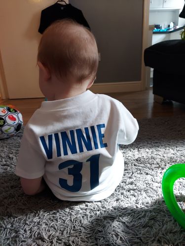 Customer photo review of Personalised England Euro 2021 Matching T-Shirt