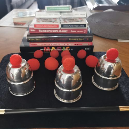 Customer photo review of 1 inch - 4 x Super Soft Sponge Balls - Red