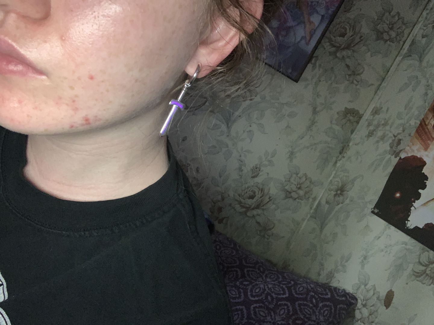 Customer photo review of SWORD EARRING