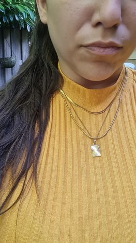 Customer photo review of Zelda Necklace