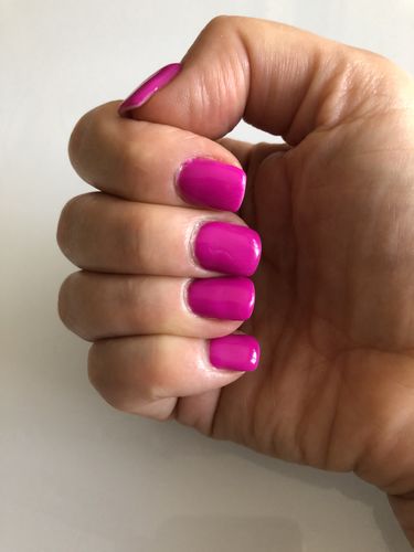 Customer photo review of Sculpture Polybase Didier Lab  neon magenta  10ml