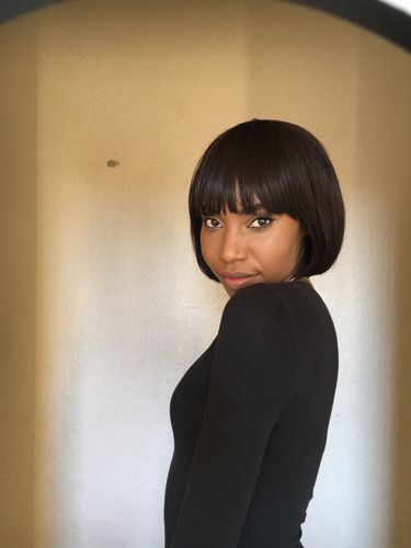 Customer photo review of Brazilian Fringe Bob - 8"