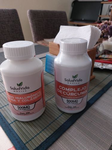 Customer photo review of Biotina, Ácido Hialurónico y Colágeno