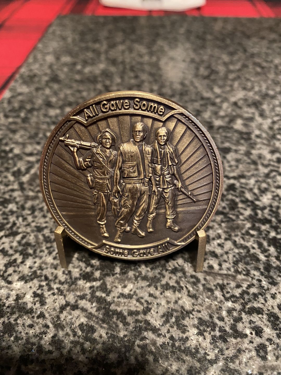 Customer photo review of Vietnam Veteran Coin