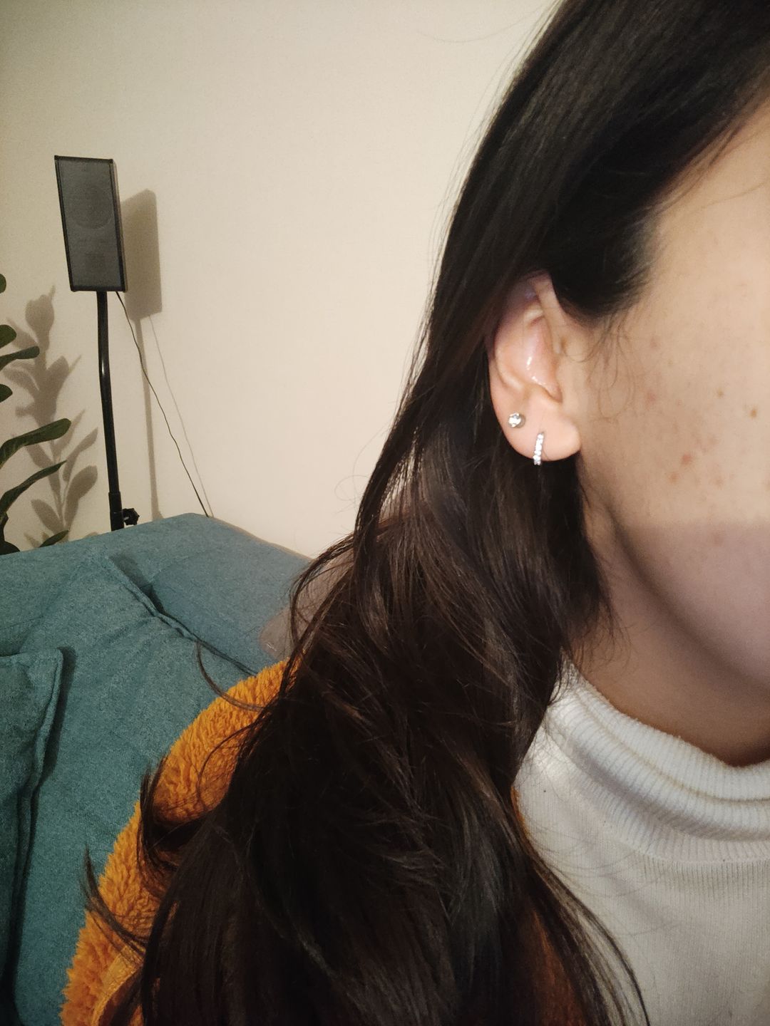 Customer photo review of ARGOLLAS POLAR BAÑADAS EN ORO BLANCO