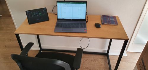 Customer photo review of Escritorio MIMA 120 x 50 Negro