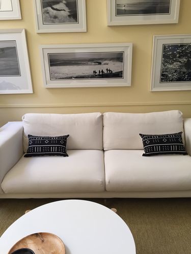 Customer photo review of Water Resistant Down Alternative Lumbar Pillow Insert, 13"x21" (for Cover Size 12"x20")