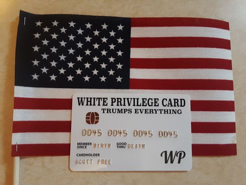 Customer photo review of White Privilege Card