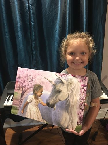 Customer photo review of Pink Unicorn