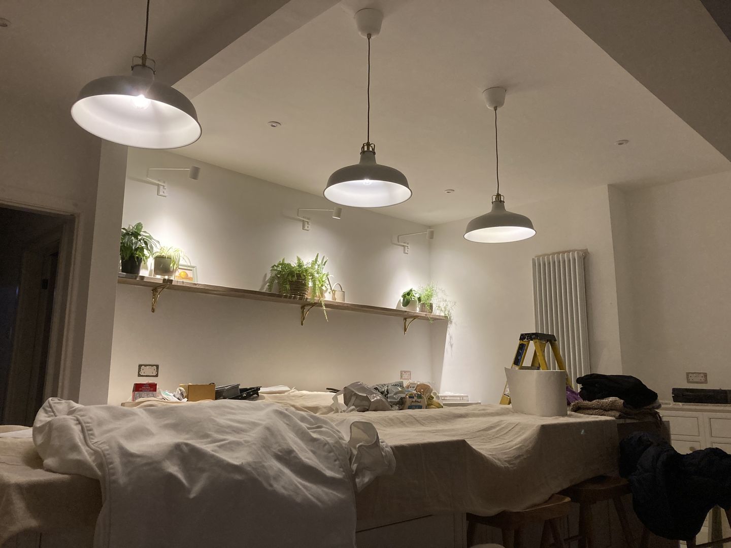 Customer photo review of Brass Ironbridge Shelf Brackets