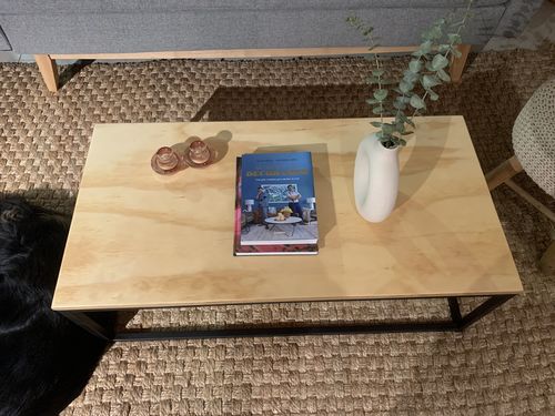 Customer photo review of Mesa de Centro MIMA 100 Rectangular NEGRA